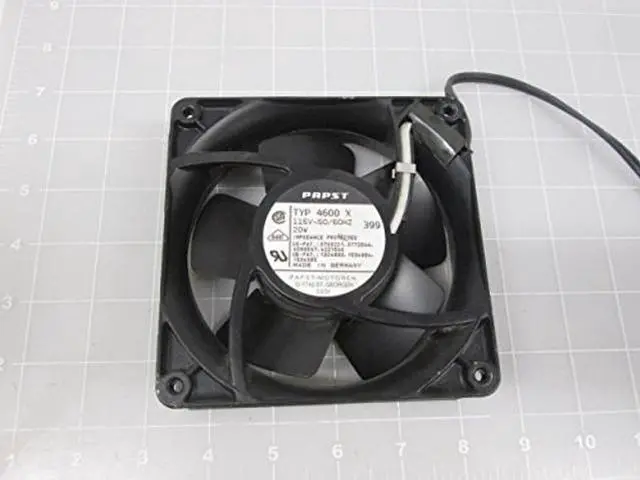 Alt view image 2 of 5 - Ebm-Papst Axial Fan, 119Mm X 119Mm X 38Mm, 115Vac - 4600X