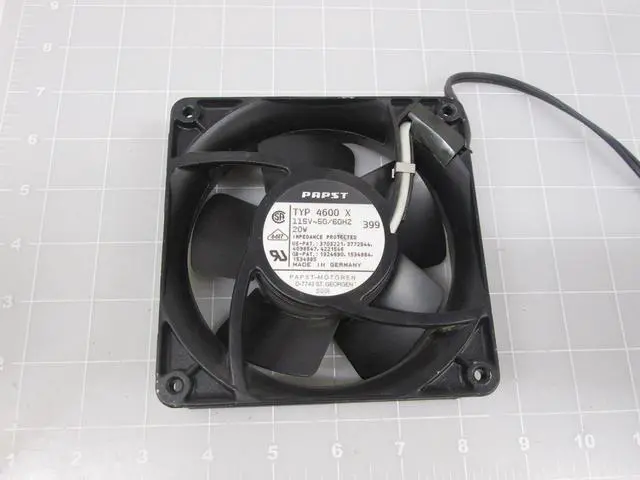Main image of Ebm-Papst Axial Fan, 119Mm X 119Mm X 38Mm, 115Vac - 4600X