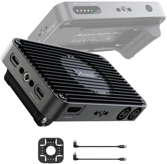 Main image of Accsoon SeeMo Pro Video Capture Adapter, SDI HDMI 1080P 60FPS, HDMI to USB-C Video Monitor, Real-time Monitoring/Livestreaming/Recording, Turning Phone into Monitoring, Power iOS Devices