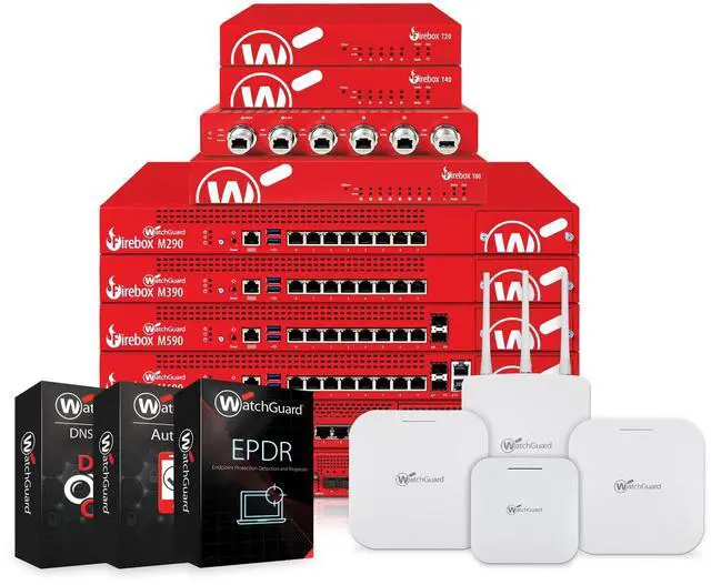 Alt view image 4 of 5 - WatchGuard Firebox T45 Network Security Appliance with 3 Year Standard Support License - Advanced Firewall, VPN, Intrusion Prevention (WGT45003)