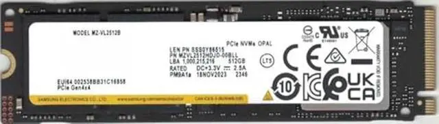 Main image of TAC Trading OEM 512GB SSD PM9A1a PCIe Gen 4.0 x4 M.2 PCI-e NVME Internal Solid State Drive, 2280 Form Factor M Key, Compatible with PS5, Lenovo Samsung Laptop Desktop Gen4, MZ-VL2512B, up to 6900MB/s