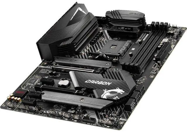 Alt view image 4 of 4 - MSI MPG B550 GAMING CARBON WIFI Gaming Motherboard (AMD AM4, DDR4, PCIe 4.0, SATA 6Gb/s, Dual M.2, USB 3.2 Gen 2, HDMI/DP, Wi-Fi 6 AX, ATX, AMD Ryzen 5000 Series processors)