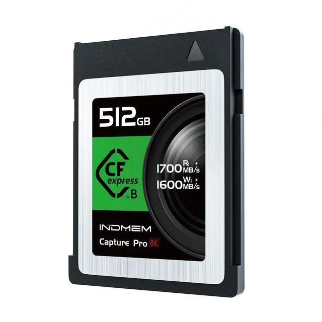 Main image of 512GB CFexpress Type B Memory Card, Raw 8K Video Recording,up to 1700MB/s Read, 1600MB/s Write, Compatible with Nikon Z6/Z7/D6,Canon EOS-1DXMark III/EOS-R5,Panasonic S1/S1R,DJI Ronin 4D