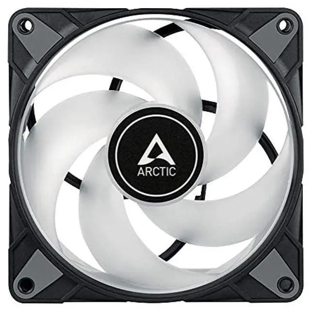 Alt view image 4 of 5 - ARCTIC P12 PWM PST A-RGB (3 Pack) - 120 mm PWM case Fan Optimized for Static Pressure, case Fan, semi-Passive: 0-2000 RPM, 5V 3 pin ARGB LED, Single Fan - Black