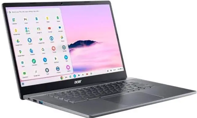 Alt view image 2 of 5 - acer - Chromebook Plus 515 - 15.6" Full HD Laptop - Intel Core i3-1215U with 8GB LPDDR5X - 256GB UFS - Steel Gray