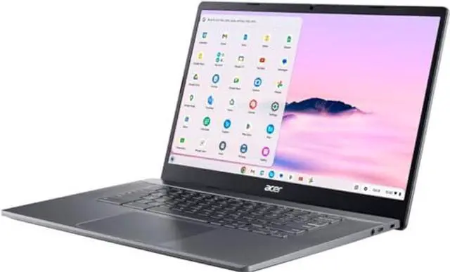 Alt view image 3 of 5 - acer - Chromebook Plus 515 - 15.6" Full HD Laptop - Intel Core i3-1215U with 8GB LPDDR5X - 256GB UFS - Steel Gray