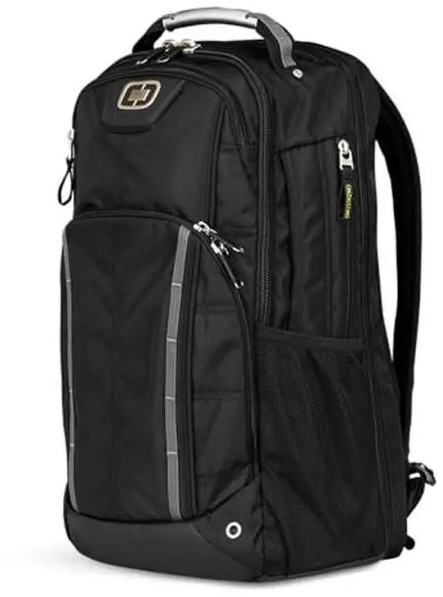Alt view image 2 of 5 - Callaway Axle 17" Laptop Backpack, Black, 19.25" H x 13" W x 9.25" D