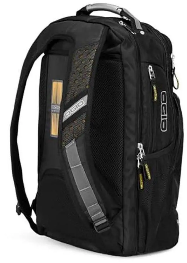 Alt view image 3 of 5 - Callaway Axle 17" Laptop Backpack, Black, 19.25" H x 13" W x 9.25" D