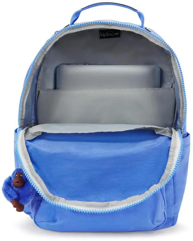 Alt view image 3 of 5 - Kipling Women's Seoul 15" Laptop Backpack, Durable, Roomy with Padded Shoulder Straps, Built-In Protective Sleeve