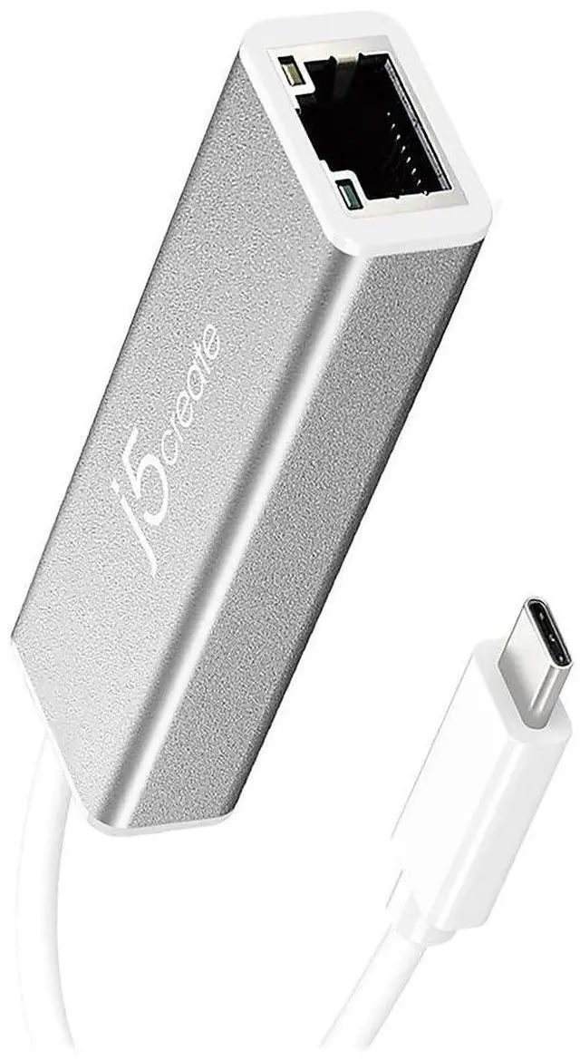 Alt view image 2 of 5 - J5 Create JCE133G USB-C to Gigabit Ethernet Adapter