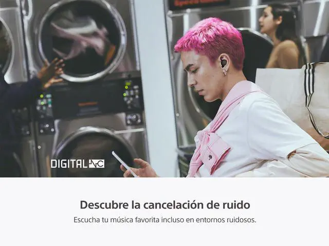 Alt view image 2 of 5 - Sony WF-C700N Wireless Noise-Canceling Earbuds - Bluetooth Hi-Fi Earphones with 35-Hour Battery, Water-Resistant Design, Touch Controls for Calls and Music - Premium Audio Experience, Black