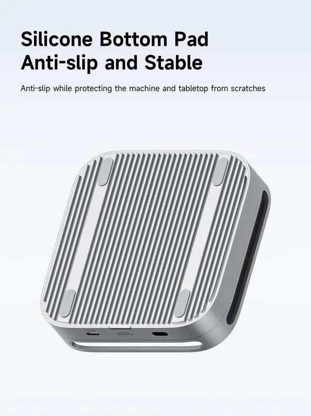 Alt view image 4 of 4 - Hagibis 40Gbps M.2 NVMe SSD Enclosure for Mac mini M4/M4 Pro with Dustproof Stand, USB4 Solid State Drive Case with Aluminum Heat Sink for Thunderbolt 5/4/3/USB4/3.2/3.1