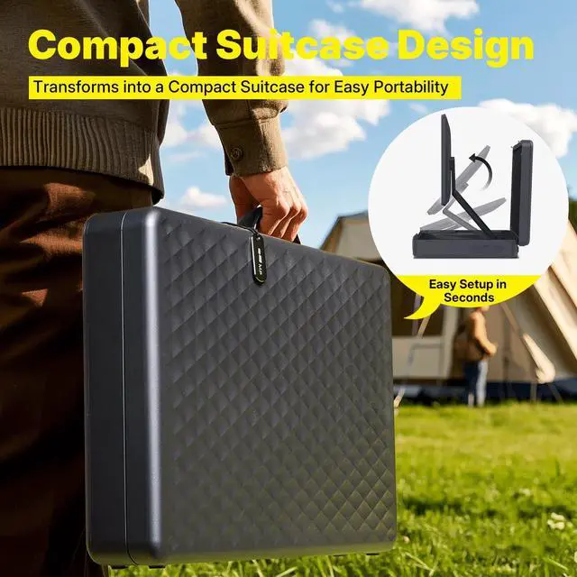 Alt view image 3 of 5 - MP Mobile Pixels 27" Pixcase Computer Monitor, 1080P Touchscreen with 16GB RAM, Google Play Access, 40W Speakers, Compact Suitcase Design, Gamepad & Remote Included, Windows/Mac/Switch/Consoles