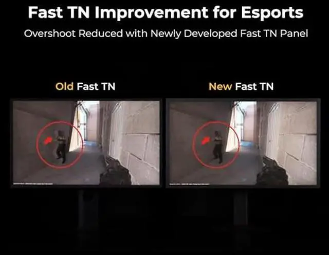 Alt view image 3 of 5 - BenQ Zowie XL2586X | 24.1 | Fast TN 540Hz Gaming Monitor for Esports | Motion Clarity DyAc2 | 1080p | XL Setting to Share | Shielding Hood | New Industrial Grade Ball Bearing Height Adjustment