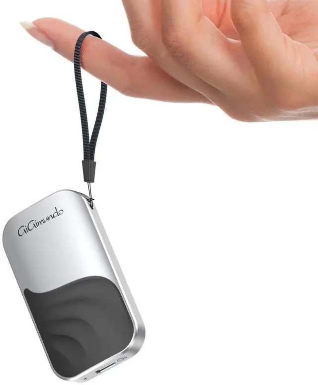 Main image of GiGimundo G20 Portable SSD 2TB Small Size with Lanyard, Durable Zinc Alloy, USB-C External Solid State Drive, 10Gbps for PC Mac Laptop Desktop, Max 20Gbps