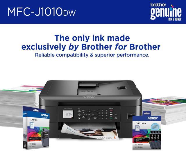Alt view image 4 of 5 - Brother MFC-J1010DW Wireless Color Inkjet All-in-One Printer with Mobile Device and Duplex Printing, Refresh Subscription and  Dash Replenishment Ready