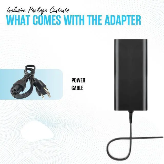 Alt view image 2 of 5 - Laptop Charger 180W (UL Safety Certified) 19.5V 9.23A Power Supply Fit for Dell Alienware M17 R1 R2 R3 R4 R5 M17X R2 R3 M18X Area-51m R2 G5 G7 Gaming Laptop Power Cord AC Adapter (KDL-180WLRGNS)