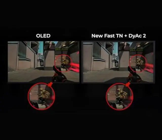 Alt view image 3 of 5 - BenQ Zowie XL2566X+ | 24.1 | Fast TN 400Hz Gaming Monitor for Esports | Motion Clarity DyAc2 | 1080p | XL Setting to Share | Shielding Hood | New Industrial Grade Ball Bearing Height Adjustment