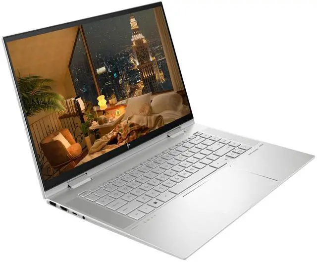 Alt view image 3 of 5 - HP Envy x360 Touch-Screen Laptops for College Student & Business, 15.6" FHD 12th Generation Intel Core i7-1260P, 32GB RAM, 1TB SSD, FP Reader, Backlit KB, Webcam, Wi-Fi, Windows 11, LIONEYE Bundle