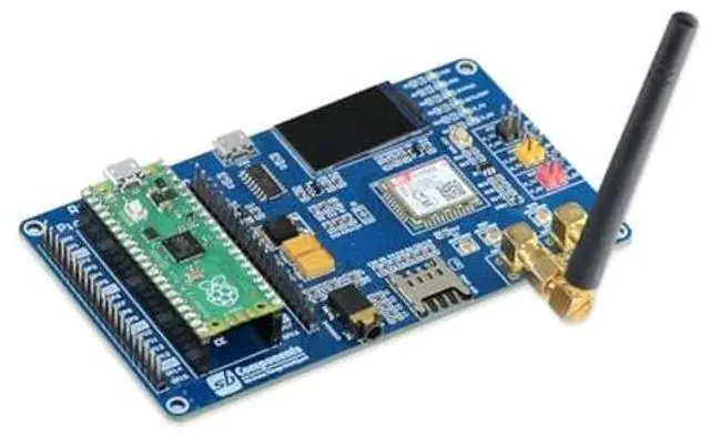 Alt view image 3 of 5 - sb components Raspberry Pi Pico 2G Expansion Quad-Band GSM/GPRS/GNSS Expansion for Raspberry Pi Pico, Adds Cellular and GPS Support to The Pico