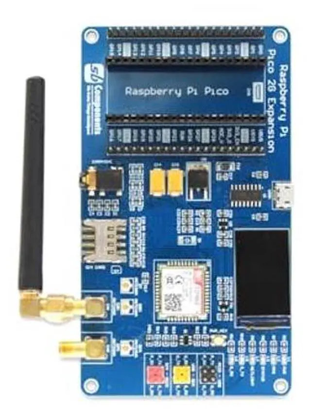 Alt view image 4 of 5 - sb components Raspberry Pi Pico 2G Expansion Quad-Band GSM/GPRS/GNSS Expansion for Raspberry Pi Pico, Adds Cellular and GPS Support to The Pico