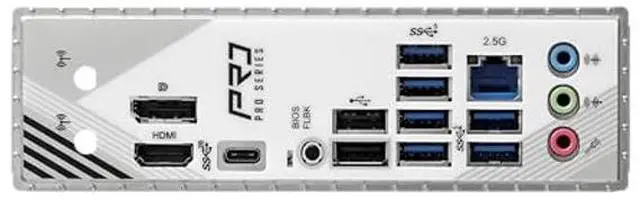 Alt view image 3 of 5 - ASRock B860 Pro RS Intel Core Ultra DDR5 8666 MHz 256GB M.2 LGA1851 ATX Motherboard SATA3 6.0 Gb/s PCIe 5.0 BIOS Flashback
