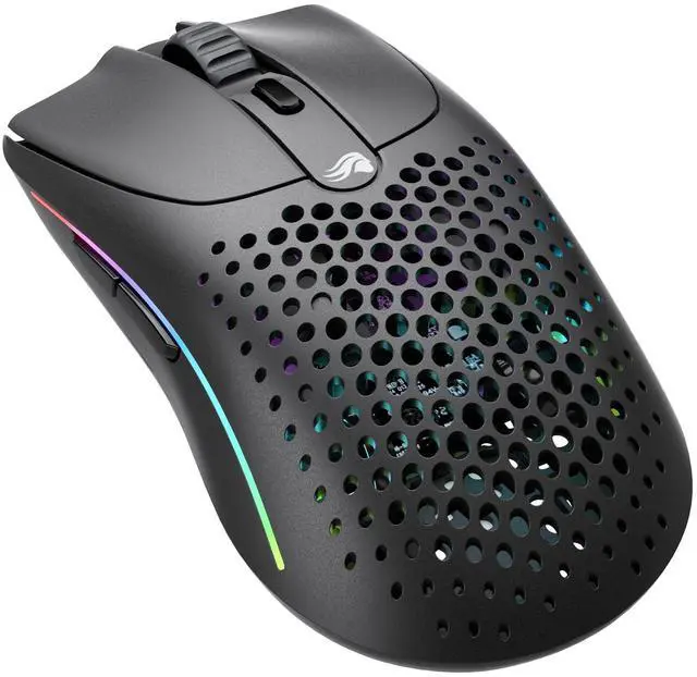 Main image of Glorious Gaming Model O 2 Wireless Gaming Mouse - Hybrid 2.4GHz & Bluetooth Wireless, 68g Superlight, Long Battery Life, 26k BAMF 2.0 Sensor, RGB, Ambidextrous, 6 Buttons, PTFE Feet - Black