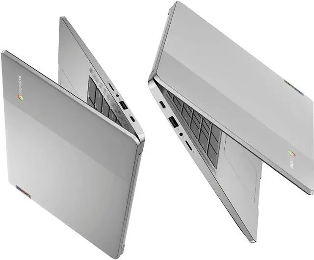 Alt view image 5 of 5 - Lenovo Chromebook 3 14" FHD Touchscreen - Mediatek MT8183-4GB RAM - 64GB eMMC - Arctic Grey