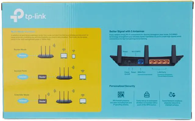 Alt view image 3 of 5 - TP-Link N450 WiFi Router - Wireless Internet Router for Home (TL-WR940N)