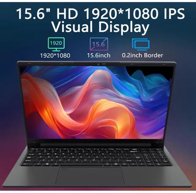Alt view image 3 of 5 - 15.6 Inch Gaming Laptop - AMD Ryzen 7 5825U Processor (8C/16T, 2.0-4.5GHz), AMD Radeon Graphics, 16GB DDR4 RAM 512GB NVMe SSD Laptop Computer with Backlit KB, Fingerprint Reader, Webcam Switch