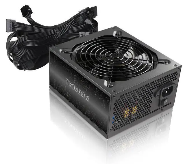 Main image of 1000W Power Supply 80 Plus Gold Full Voltage 110-230V Active PFC Gaming PSU Non Modular Design Standard ATX Computer Power Supplies with 140MM Ultra Quiet Cooling Fan for Desktop PC Server