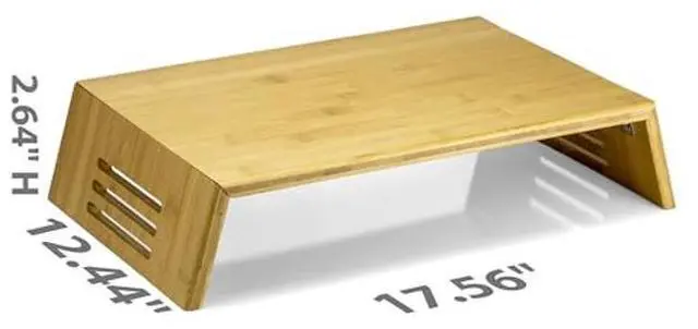 Alt view image 2 of 4 - Achieva Bamboo Monitor Stand (71008)