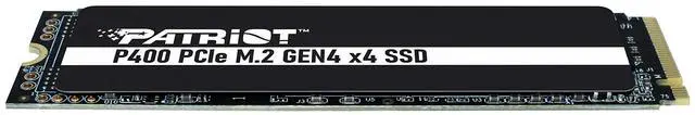 Alt view image 2 of 5 - Patriot P400 4TB Internal SSD - NVMe PCIe M.2 Gen4 x 4 - Compatible with PS5 Solid State Drive - P400P4TBM28H