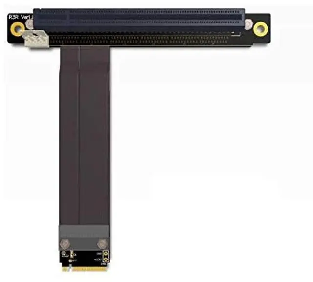 Main image of JMT ADT-R43SR M.2 NGFF NVMe Key M to PCIE x16 Extension Cable 32G/BPS 16x PCI-e PCI-Express Graphics Card Riser Adapter R43SR for M2 2230 2242 2260 2280 (50cm)