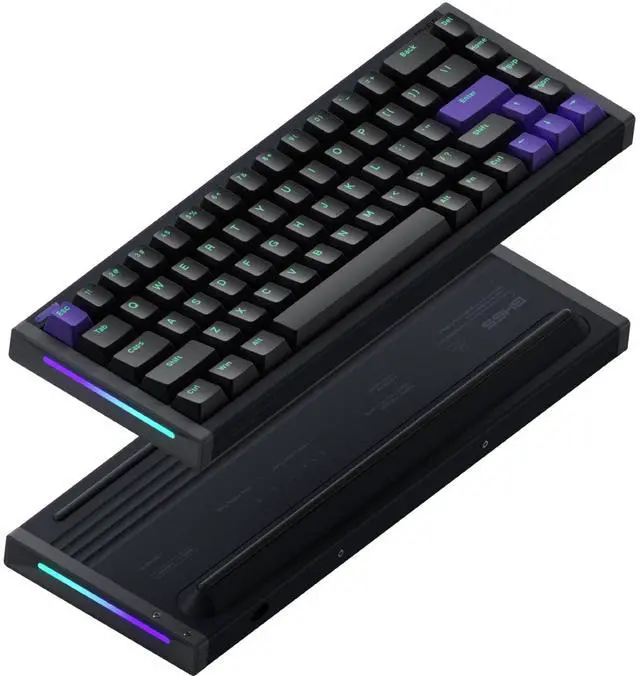Main image of NuPhyX BH65 All-Aluminum Magnetic Switch Gaming Keyboard,65% 68keys RGB Rapid Trigger Wired Custom Hall Effect Keyboard,PBT keycaps,Actuation Point Adjustable,8K Hz Polling Rate-Magnetic Jade Pro