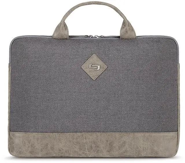 Main image of Solo New York Urban Nomad Laptop Sleeve Handle 15.6 Inch, Grey