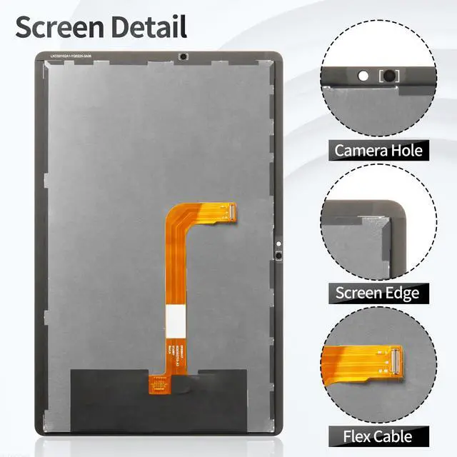 Alt view image 3 of 5 - for Samsung Tab A9 Plus Screen Replacement for Samsung Tab A9 Plus LCD Display for Samsung Galaxy SM-X210 Digitizer Touch Screen Assembly Repair Kits SM-X215 SM-X216B Black