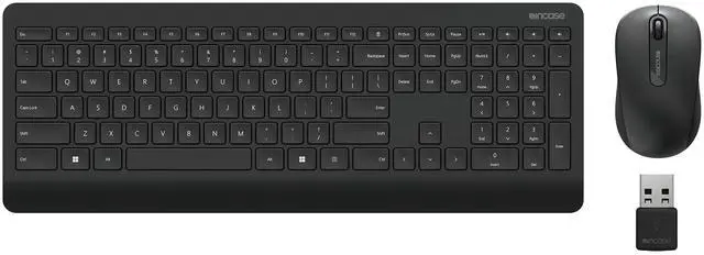 Main image of Incase Wireless Desktop 900 Keyboard and Mouse Combo - Designed by Microsoft - Quiet Touch Keys, Ambidextrous Design, Customizable Hotkeys, Two Year Battery Life - Black