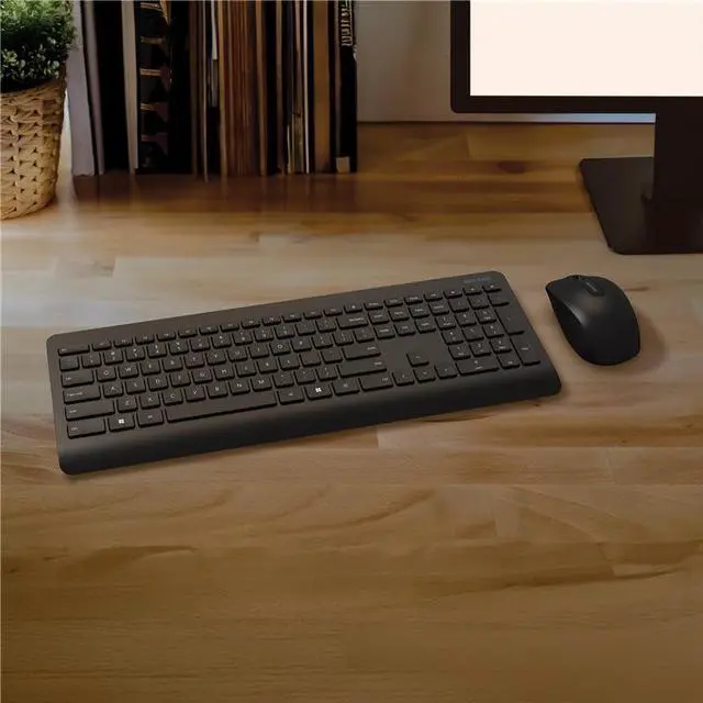 Alt view image 5 of 5 - Incase Wireless Desktop 900 Keyboard and Mouse Combo - Designed by Microsoft - Quiet Touch Keys, Ambidextrous Design, Customizable Hotkeys, Two Year Battery Life - Black