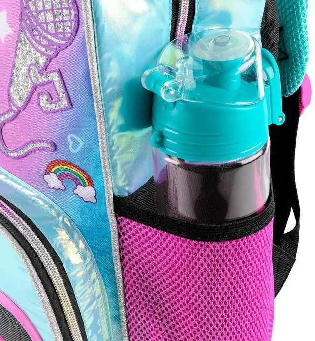 Alt view image 4 of 5 - Fashion Angels XOMG POP! Backpack with Built-in Bluetooth Speakers in Turquoise - Adjustable Straps, Spacious Compartments, Lightweight, Official XOMG POP! Merchandise, Perfect for Kids & Tweens