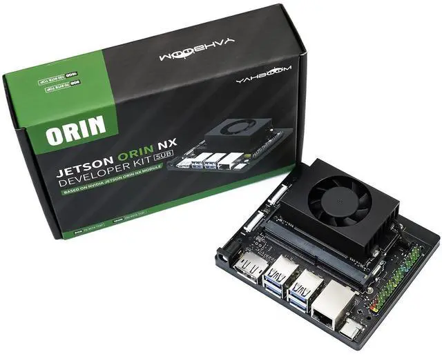 Main image of Yahboom Jetson Orin NX 8GB 117TOPS Development Kit for AI Edge Provide ROS Programming Courses Based on Core Module Ubuntu22.04 (Orin NX 8GB Basis Kit)