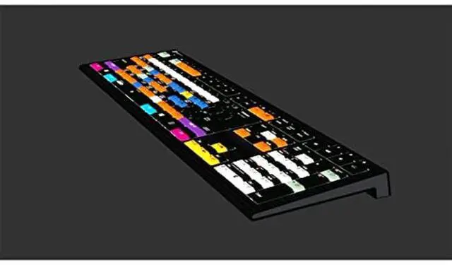 Alt view image 3 of 5 - Logickeyboard Designed for Blender 3D - PC Astra 2 Keyboard - LKB-BLEN-A2PC-US