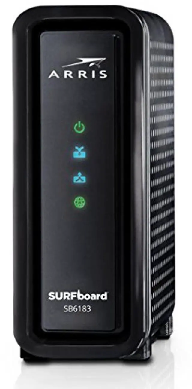 Alt view image 3 of 4 - ARRIS (SB6183) Cable Modem - Fast DOCSIS 3.0 16x4 Gigabit Cable Modem, For Comcast Xfinity, Cox, Spectrum and more, 1 Gbps Port, 400 Mbps Max Internet Speed, 2 Year Warranty