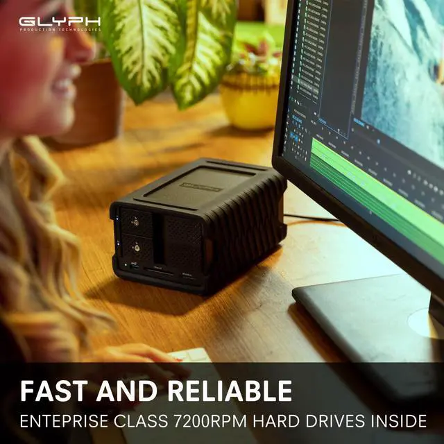 Alt view image 2 of 5 - Glyph Blackbox PRO RAID, 24TB, USB-C (3.2)