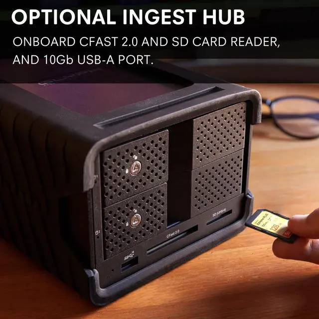 Alt view image 3 of 5 - Glyph Blackbox PRO RAID, 24TB, USB-C (3.2)
