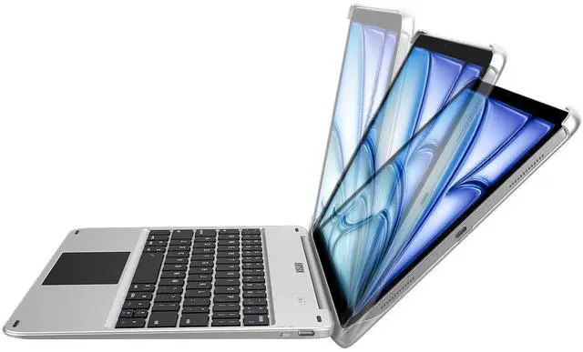 Alt view image 5 of 5 - Arteck iPad Air 2024 11-inch/Air 10.9-inch/Pro 2022 Keyboard Case with Trackpad, Bluetooth Keyboard with Folio Full Protection Case and Touchpad for Apple iPad Air 2024 11inch with Swivel Rotating