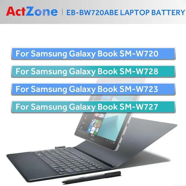Alt view image 3 of 5 - EB-BW720ABE EB-BW720ABA Chromebook 4 4+ XE310XBA XE350XBA Replacement Battery, 65W USB C Charger for Samsung Galaxy Book Pro 360 NP950QDB NP930QDB