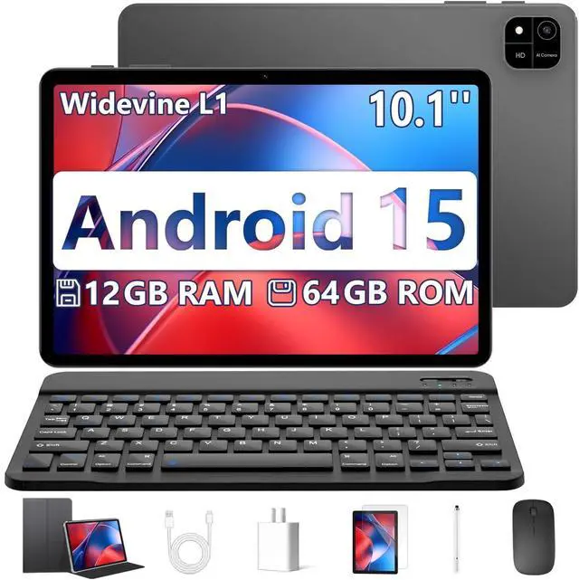 通販サイト一覧 RAM 12GB Tablet, 15 Android inch 10 64GB 2in Expand, 2TB ROM Androidタブレット本体