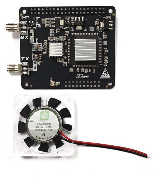 Alt view image 2 of 5 - AURSINC SDR Radioberry HF SDR Transceiver Pi Hat for Raspberry Pi 4, Radio Card (RPi 4 Hat) Analog Devices AD9866 & 10CL016 12-bit Broadband Modem for Ham Radio SDR Transceiver