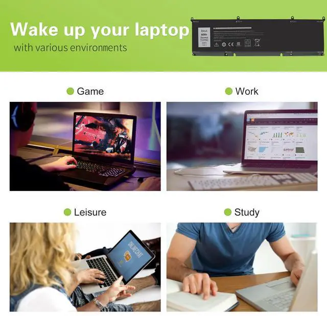 Alt view image 5 of 5 - Bituli 69KF2 Battery Replacement for Dell G7 15 7500 G15 5510 5511 5515 5520 5521 XPS 15 9500 9510 9520 Precision 5550 5560 5570 Alienware M15 R3 R4 M17 R3 R4 7510 7610 7620 P87F P91F P45E